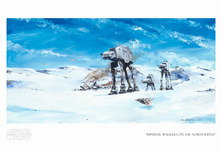 Star Wars Artwork Star Wars Artwork Imperial Walkers on the North Ridge